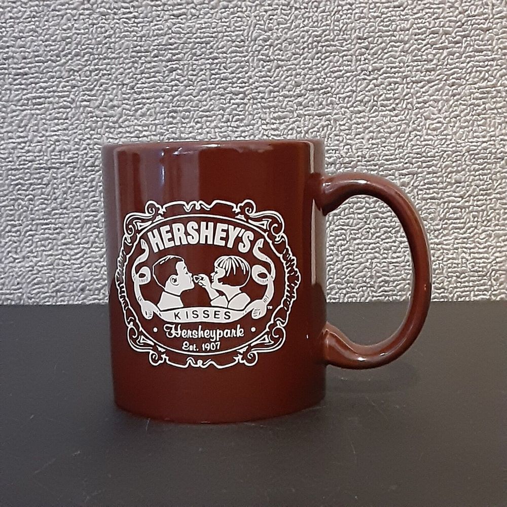 Vintage Hershey's Kisses Coffee Cup Brown 2446 12 Oz